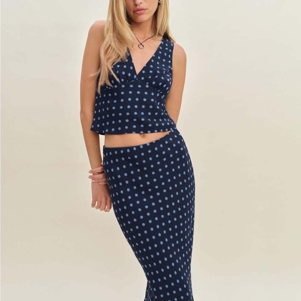 Reformation Ryan Polka Dot Set Size 6